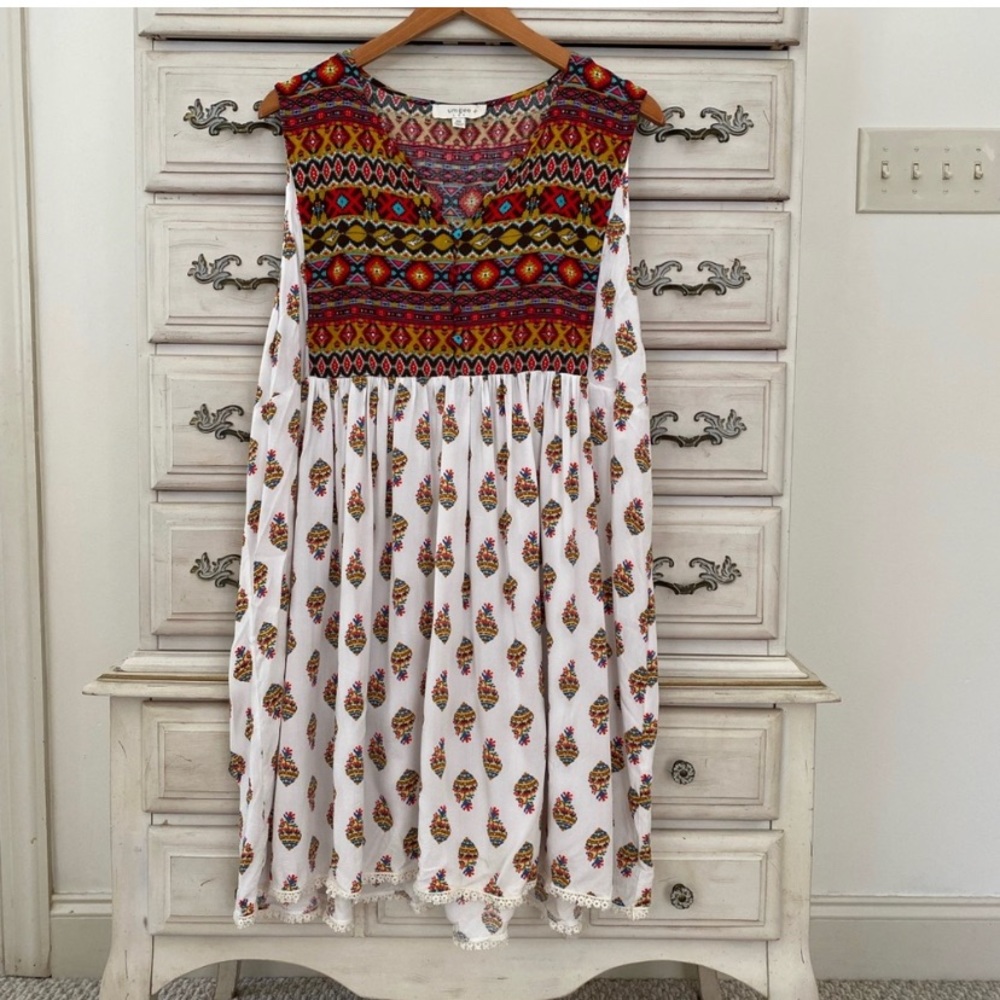 Umgee Babydoll Dress. 2x. Lightweight and cute!!